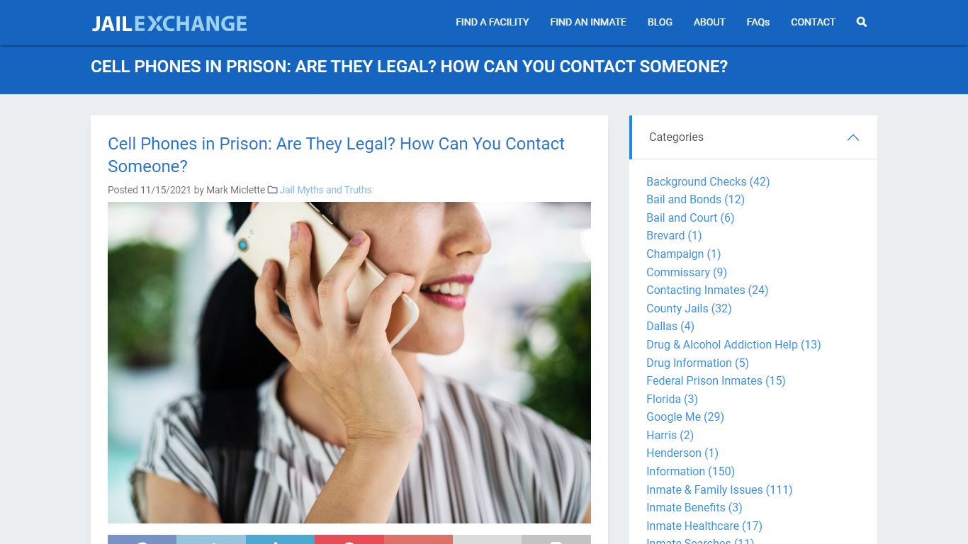 Cell Phones in Prison: Are They Legal? How Can You Contact Someone?